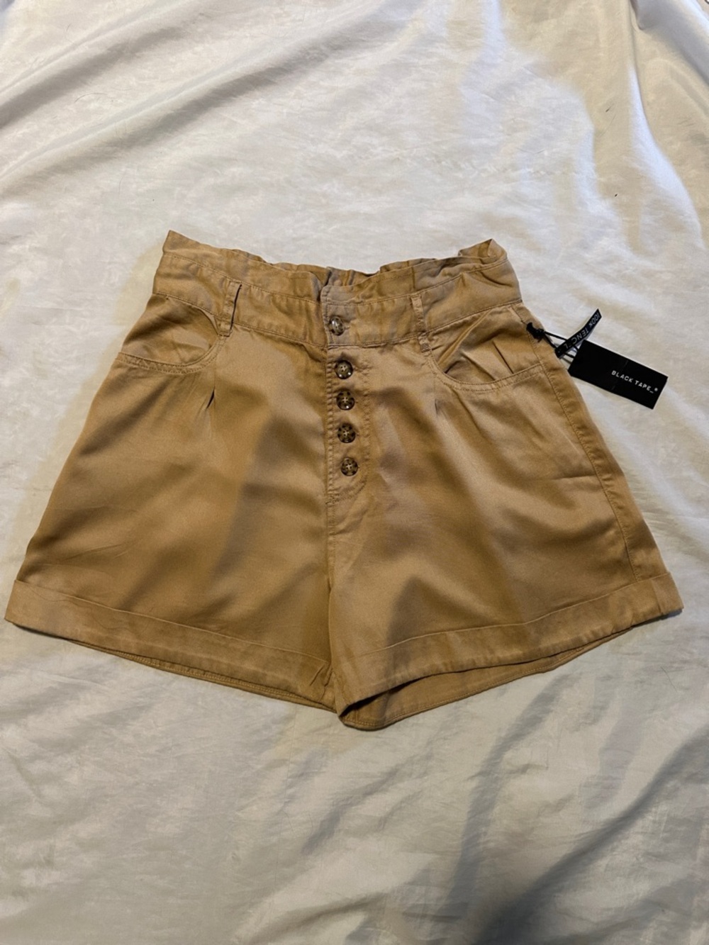 NWT Black Tape High Waisted Shorts Sz L